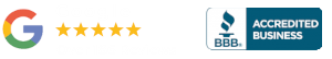 Google 5 stars 1& BBB 1